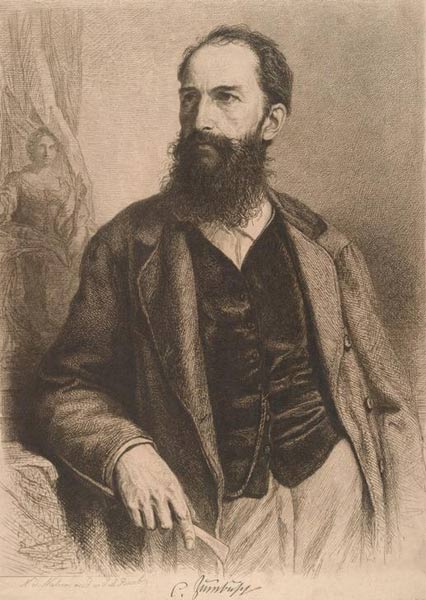 Kaspar von Zumbusch (geadelt 1873). Bildhauer; Herzebrock (Westfalen) de Johann Leonhard Raab