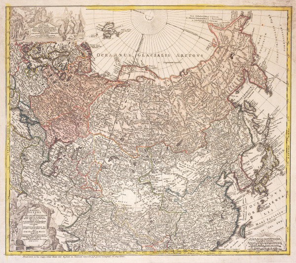 Map of Russia de Johann Matthias Has