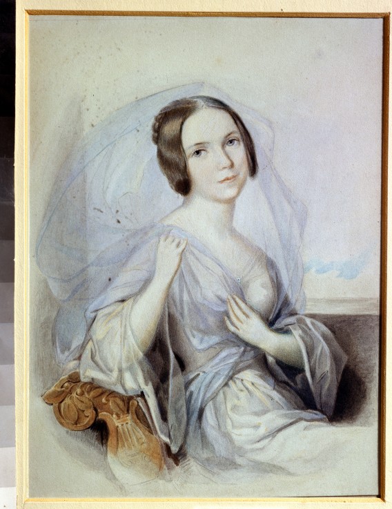 Portrait of the singer Henriette Gertrude Sontag (1806-1854) de Johann Nepomuk Ender