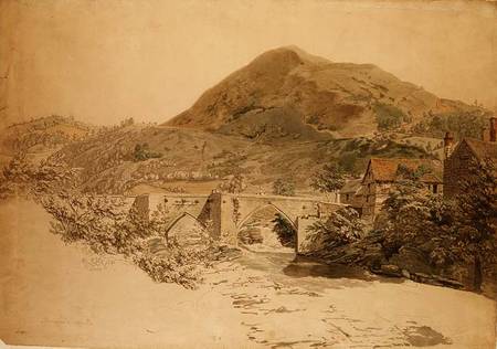 Bridge at Llangollen de John Alexander Gresse