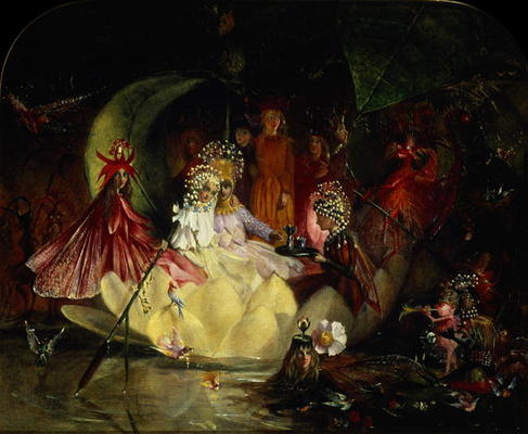 The Marriage of Oberon and Titania de John Anster Fitzgerald
