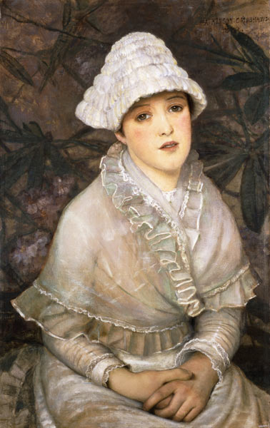 Dame in weiß (My Wee White Rose) de John Atkinson Grimshaw