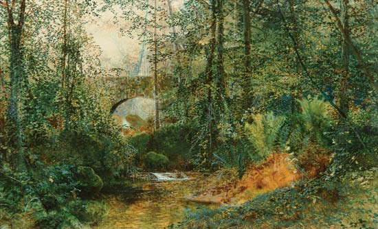 River Landscape de John Atkinson Grimshaw