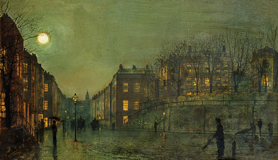 View of Hampstead de John Atkinson Grimshaw