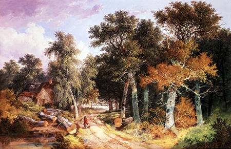 Country Landscape de John Berney Ladbrooke