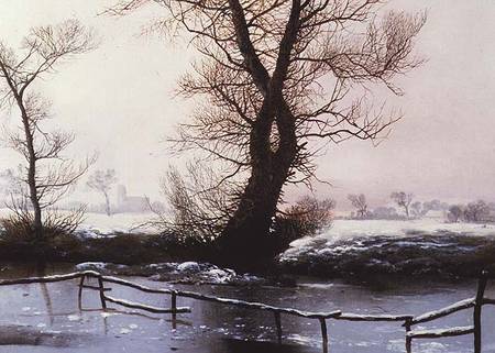 The Frozen Pool de John Berney Ladbrooke