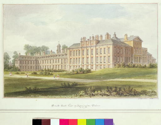 South East View of Kensington Palace, 1826 (w/c on paper) de John Buckler