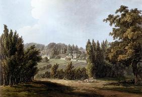 'The Hermitage' at Montmorency, 1809 (colour litho)