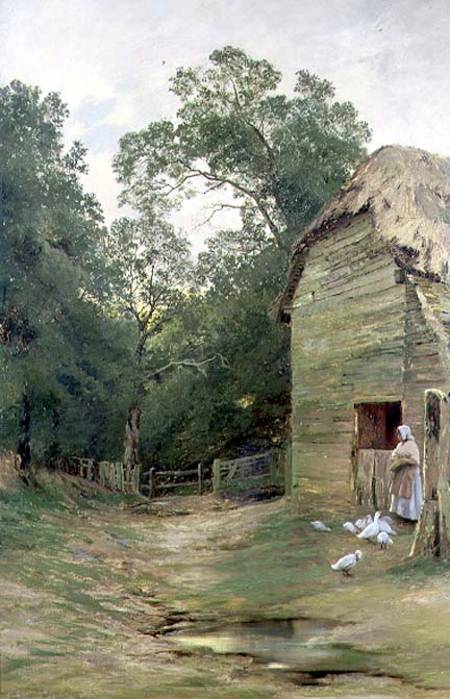 A Surrey Farmyard de John Clayton Adams