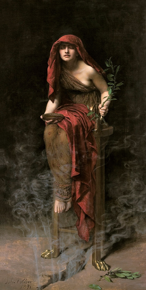 Priestess of Delphi de John Collier