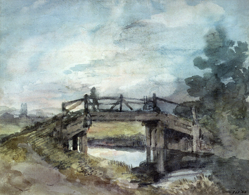 A Bridge over the Stour de John Constable