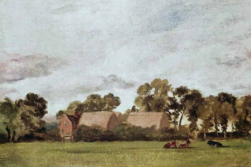 A Suffolk Landscape de John Constable