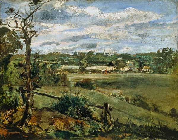 Vista desde Highgate de Hampstead Heath de John Constable