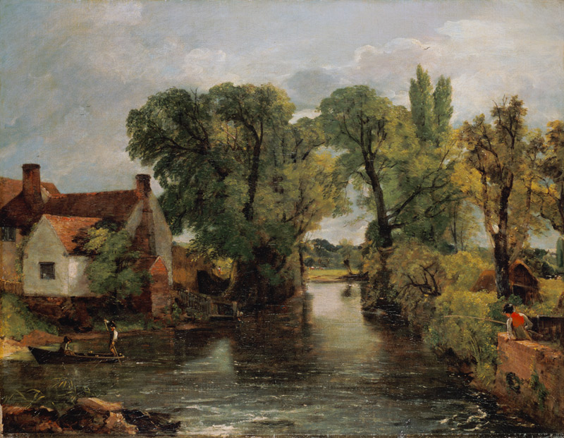 The mill brook. de John Constable
