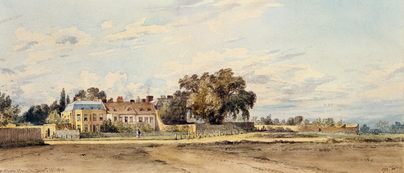 Houses at Putney Heath de John Constable