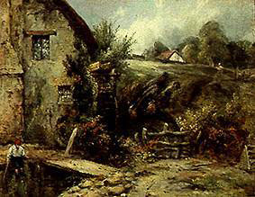 Old water-mill de John Constable