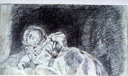 A baby (possibly Maria Louisa Constable) de John Constable