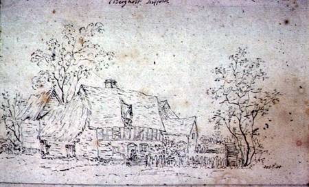 Cottage at East Bergholt de John Constable