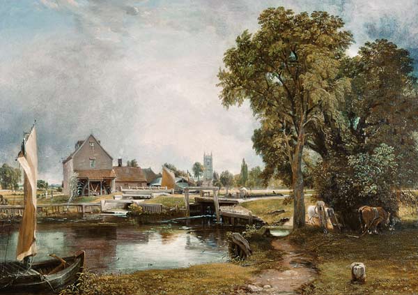 Esclusa y molino de Dedham de John Constable