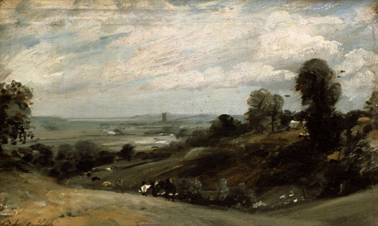 Dedham Vale from Langham de John Constable