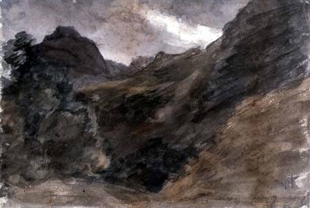 Eagle Crag, Borrowdale, 1806, recto) de John Constable