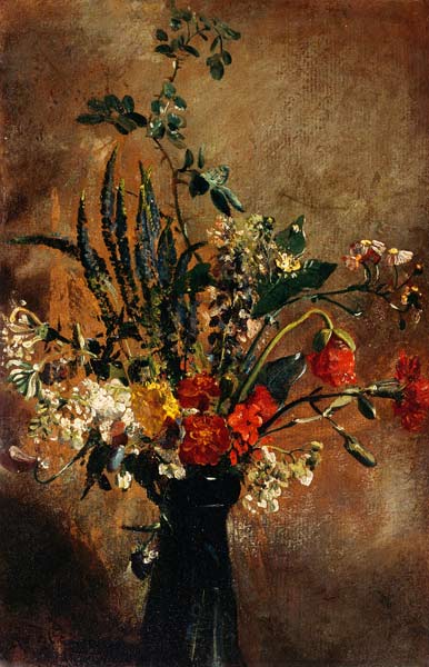 Study of Flowers in a Hyacinth Glass de John Constable