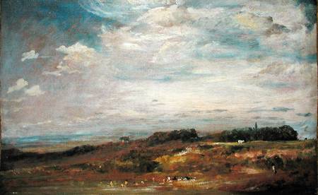 Hampstead Heath with Bathers de John Constable