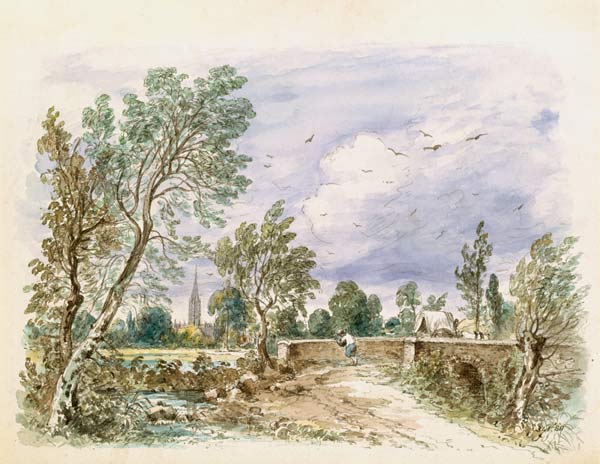 Milford Bridge de John Constable