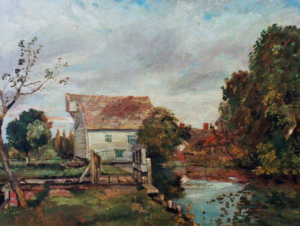 Constable / Mill by the River Stour de John Constable