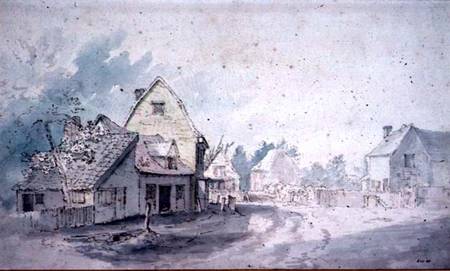 Street, East Bergholt de John Constable