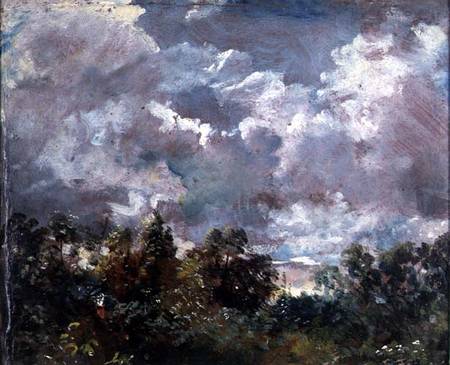 Study of Sky and Trees de John Constable