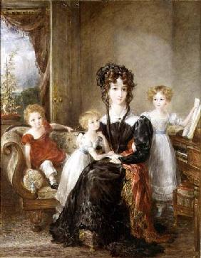 Portrait of Elizabeth Lea and her Children