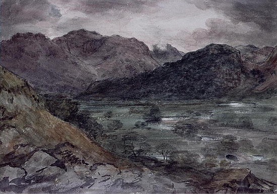 View in Borrowdale de John Constable