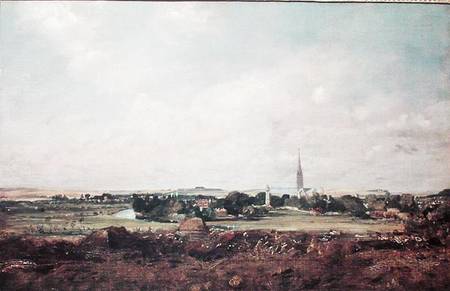 View of Salisbury de John Constable