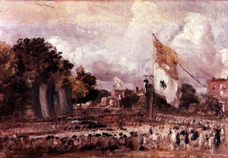Waterloo Feast at East Bergholt de John Constable