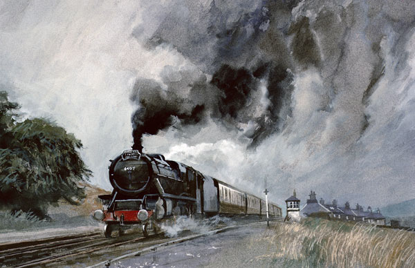 Steam Train at Garsdale, Cumbria de John  Cooke