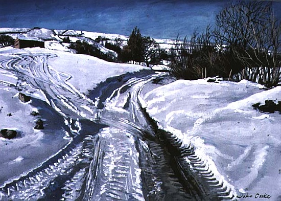 Snow near Skyeland de John  Cooke