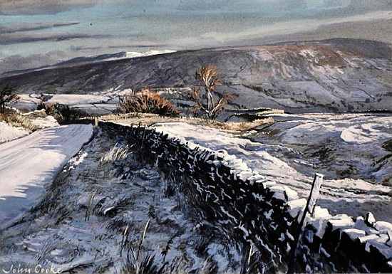 Winter Morning Above Dentdale, Cumbria de John  Cooke