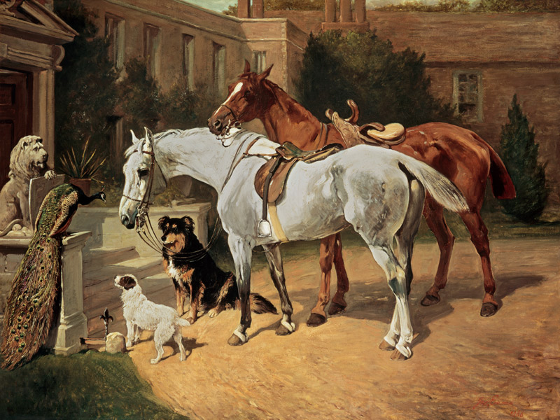 Horses and Dogs de John Emms