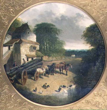 The Timber Wagon de John Frederick Herring d.Ä.