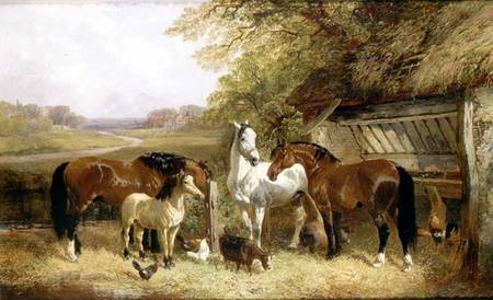 Farm Animals in a Landscape de John Frederick Herring d.J.