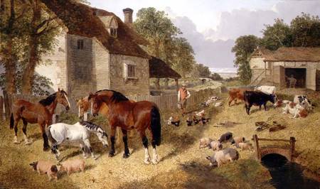 Farmyard Scene de John Frederick Herring d.J.