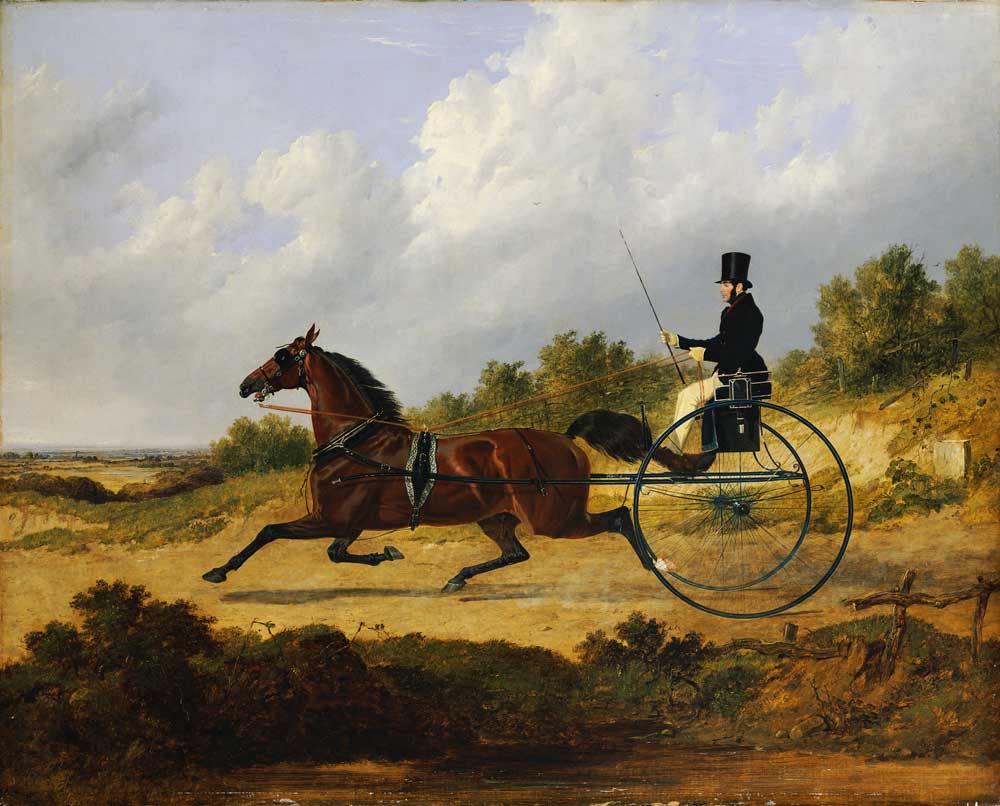 'Confidence', drawing a gig driven by a groom de John Frederick Herring Snr