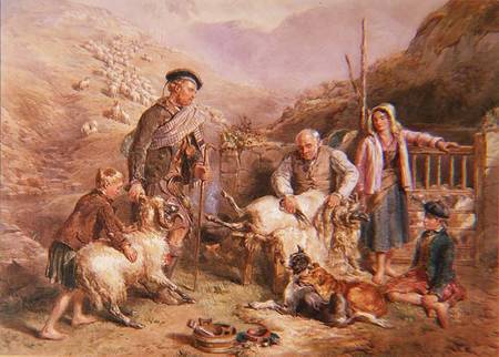 Sheep Shearing de John Frederick Tayler