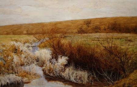 A Meadow in Winter de John George Sowerby