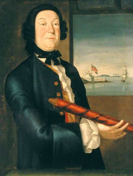 Portrait of John Clarke (1701-64) de John Greenwood