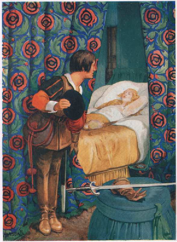 Sleeping Beauty (litho) de John Hassall