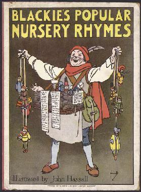 Cover illustration for Blackies Popular Nursery Rhymes (colour litho)