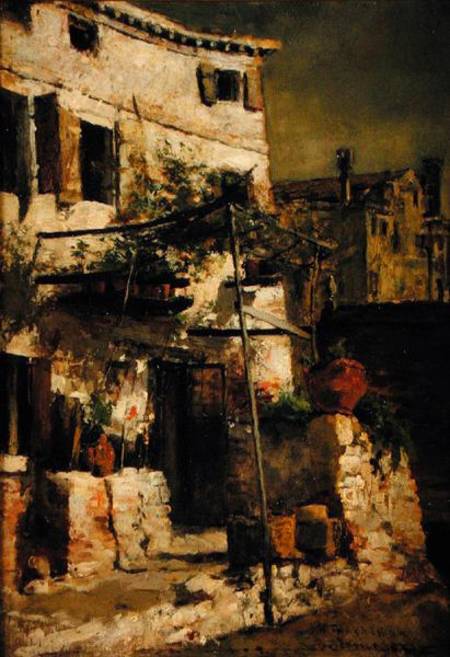 A Venetian Scene de John Henry Twachtman