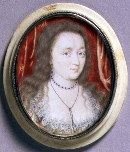 Portrait Miniature of Lady Cecilia Neville de John Hoskins